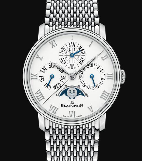 Review Blancpain Villeret Watch Price Review Quantième Perpétuel Phases de Lune Replica Watch 6656 1127 MMB